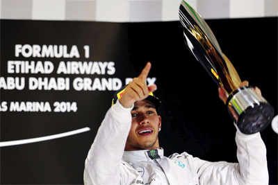 Hamilton takes second F1 title with win in Abu Dhabi