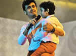 Sonu Nigam performs at the Klose to my Heart concert in Noida