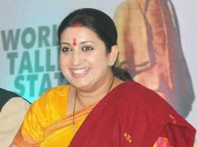 Smriti Irani hails support of political parties in passage of education bills