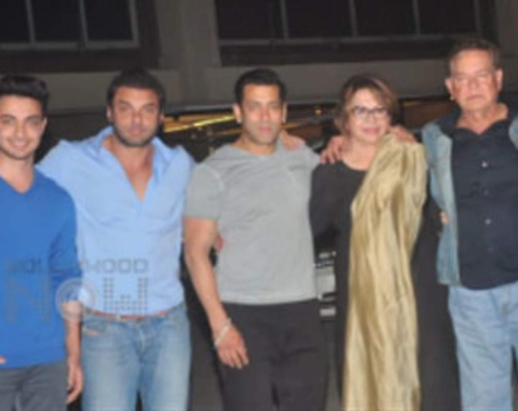 
Salman parties with family on mom Salma Khan's birthday
