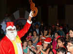 Santa comes @ Christmas celebration