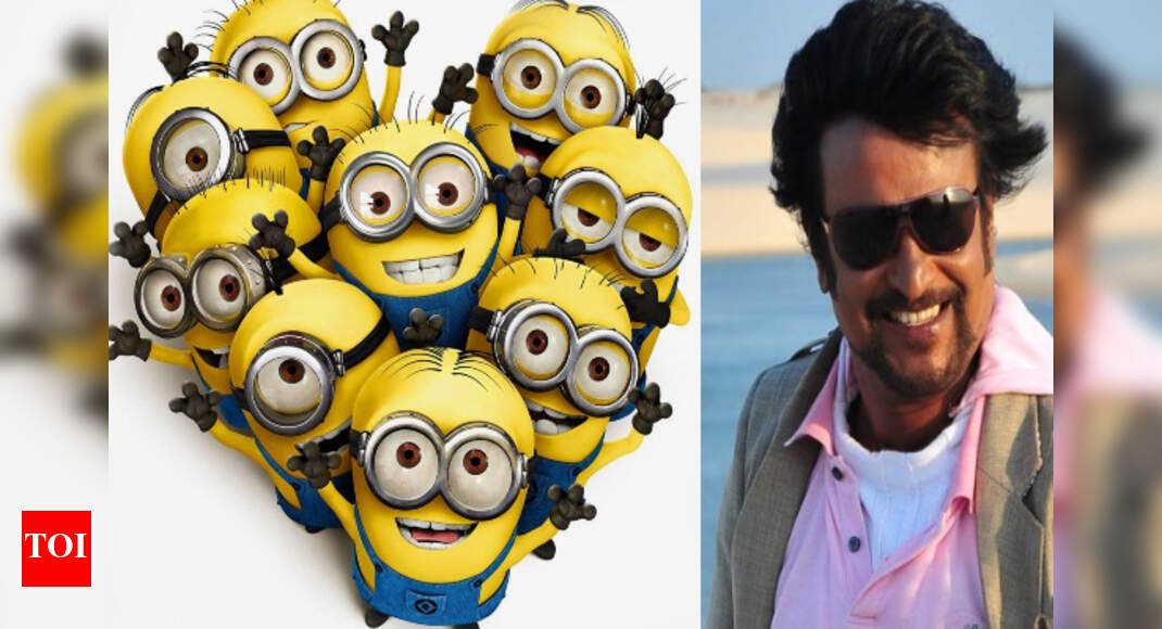 Superstar Rajinikanth as Minions | Tamil Movie News - Times of India