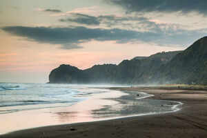 Piha Beach in West Auckland&nbsp;