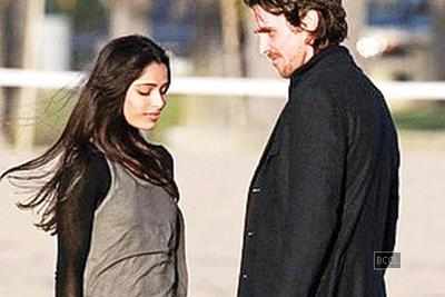 Freida Pinto makes fleeting appearance in first trailer of a Christian Bale-starrer