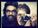Amitabh Bachchan shared this candid photo with Avinash Gowariker