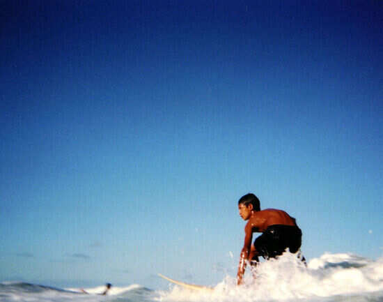 Surfing Ti Tree Bay