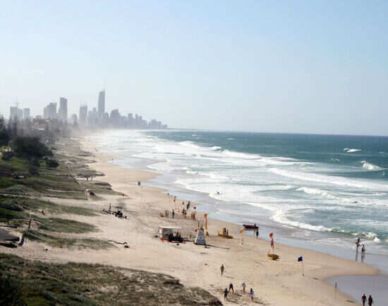 Surfing Burleigh Heads