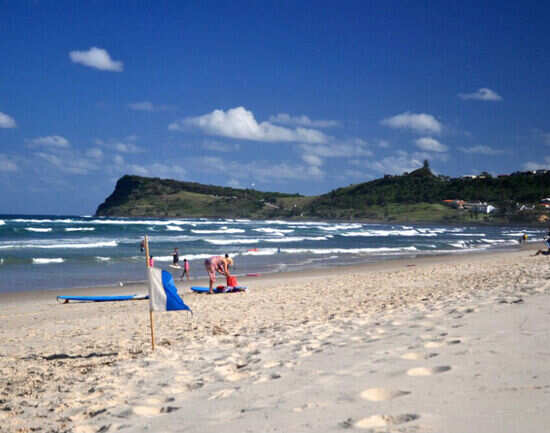Surfing Lennox Head