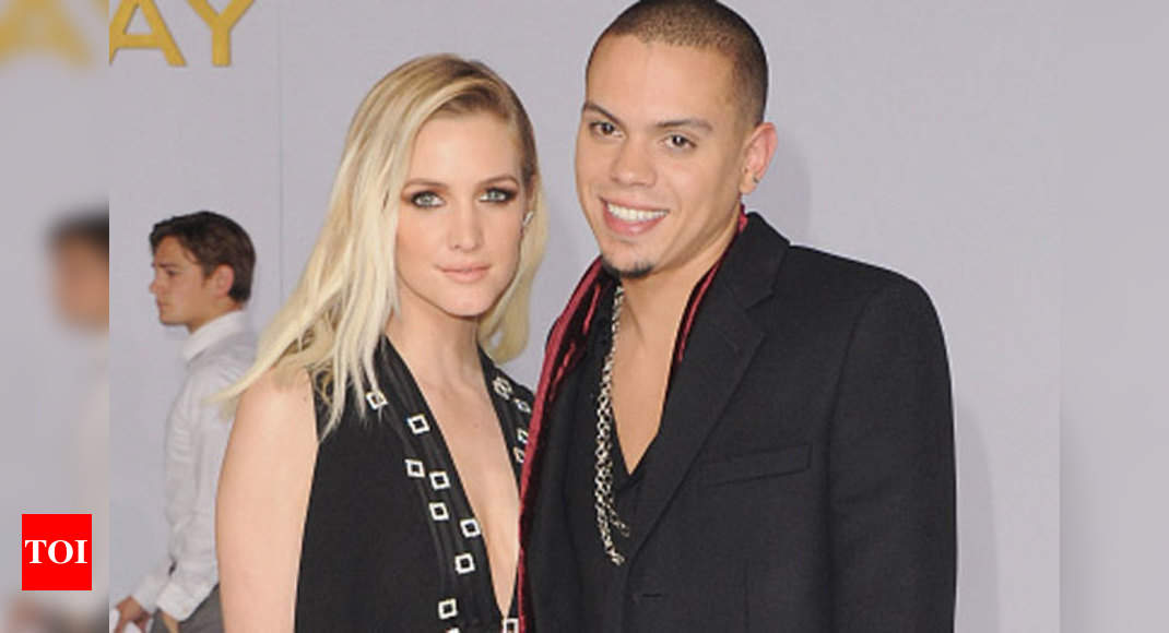 Ashlee Simpson â€“ With husband Evan Ross attend their daughterâ€™s