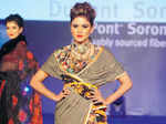 Eco-friendly saris steal the show