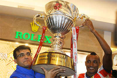 ISL champions Atletico de Kolkata return to hero's welcome