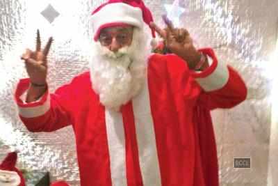 When Sanjay Dutt turned Santa Claus for his kids!!