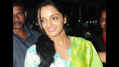 Manju Warrier spotted at the event Bharatheeyam, held in Kochi