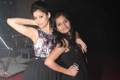 Krupa and Saloni turn heads at a New Year party at Confluence Resort, Mahabalipuram in Chennai