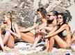 
Leonardo DiCaprio brought in the New Year with bevy of bikini-clad babes
