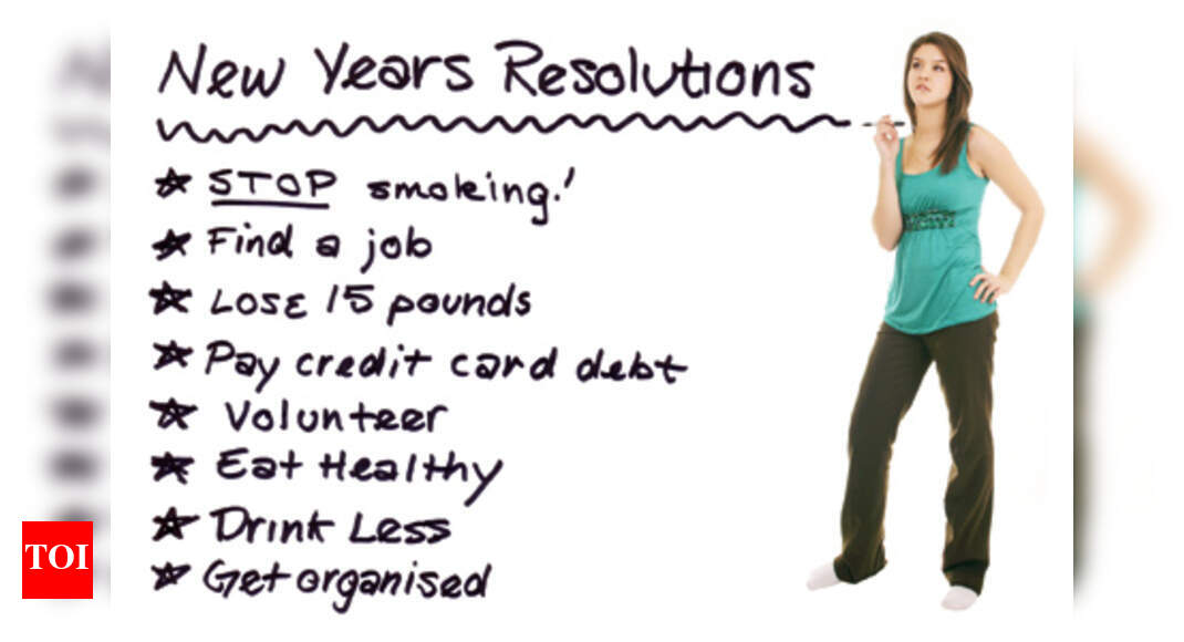 How to stick to your New Year goals - Times of India