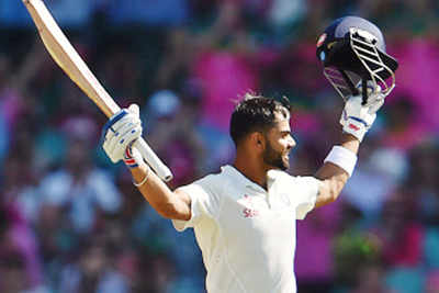 Kohli becomes top Indian run getter in Test series in Australia