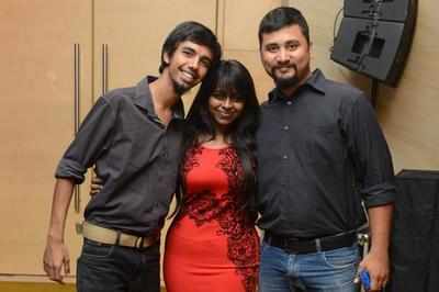 Conrad, Kavitha and Neil were spotted at Aircel's Chennai Open party at Hyatt Regency in Chennai