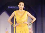 Lisa Haydon walks for Tarun Tahiliani