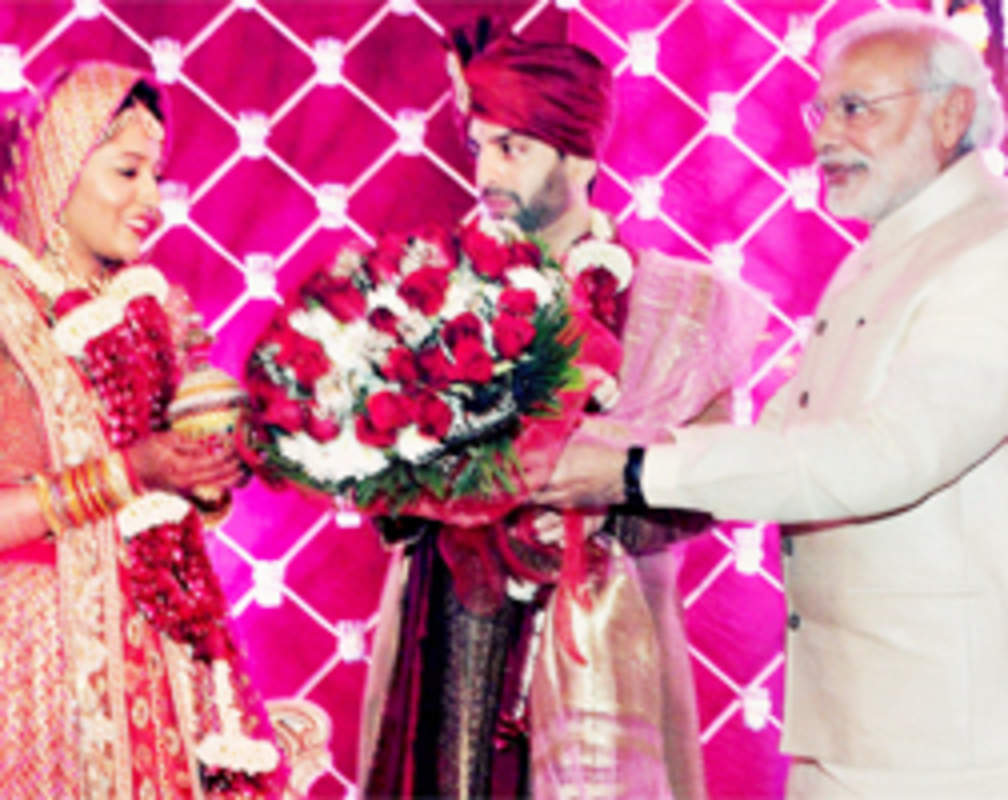 
PM attends wedding of Sonakshi Sinha’s brother Kush
