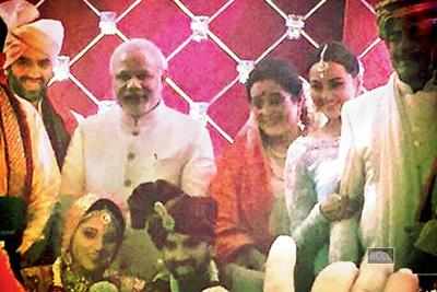 PM attends Shatrughan Sinha's son, Kussh's wedding in Mumbai