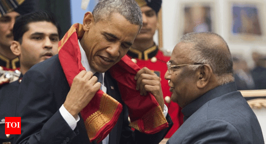 Obama invites MP Rayapati to US | India News - Times of India