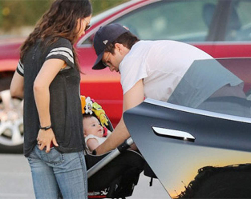 
Mila Kunis, Ashton Kutcher spotted with baby Wyatt
