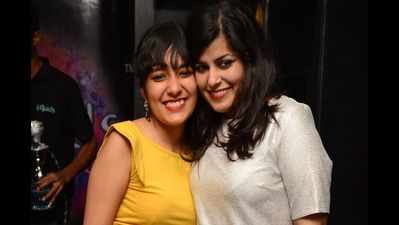 Revellers have a great time at Liquids pub in Hyderabad