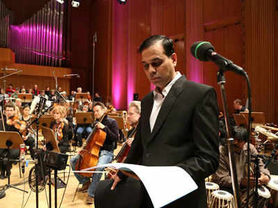 Sandesh Shandilya's first symphony performance in Germany