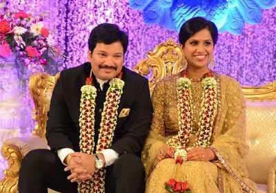 Balaji and Siva Shankari's reception at hilpa Kalavedika in Hyderabad ...