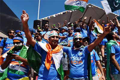 India vs Pakistan: Adelaide Oval turns into 'Sea of Blue'