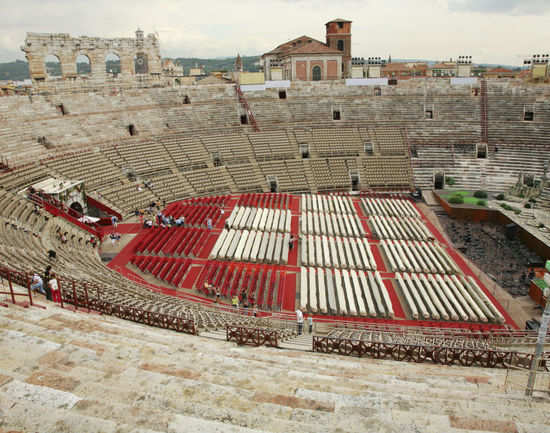 Verona: the Arena at the Gladiators' time