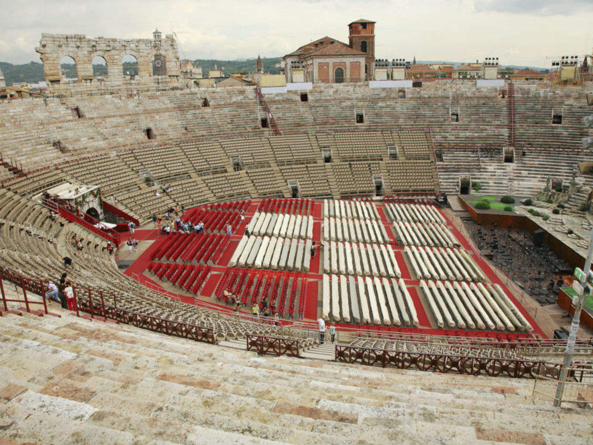 The Verona Arena: theatre in Verona, Italy 