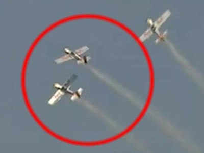Planes scrape mid-air at Bengaluru aero show, land safely