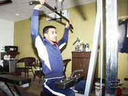 Gautam Rode converts his makeup room into a gym
