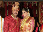 Manoj Krishna and Smrithi's wedding ceremony