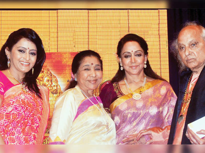 Hema Malini, Asha Bhosle and Pandit Jasraj launch Dr Veena V Mundhra’s ...