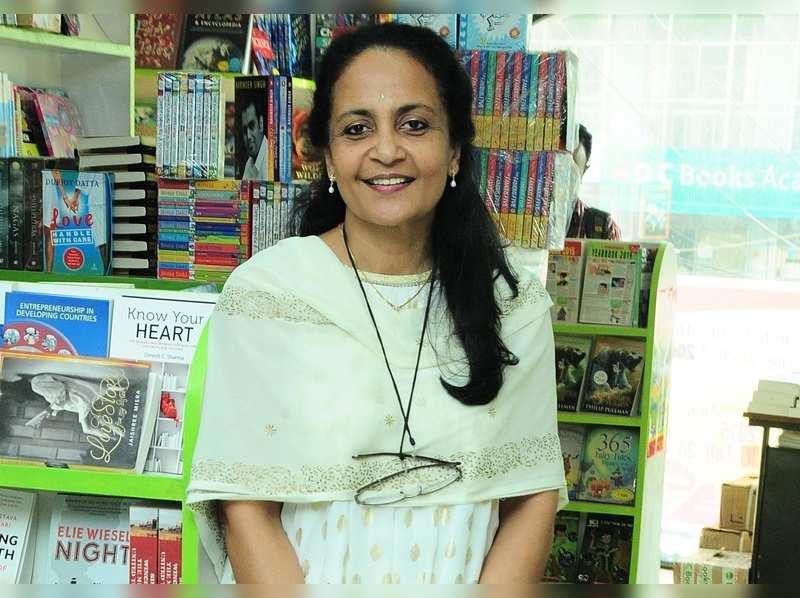 Trivandrum events Author Jaishree Mishra spotted at her