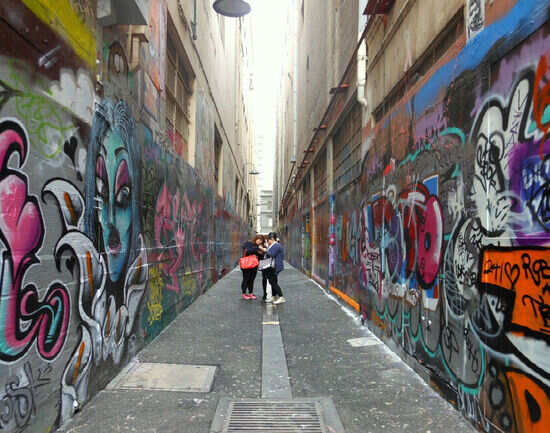 Hidden lanes and alleyways in Melbourne