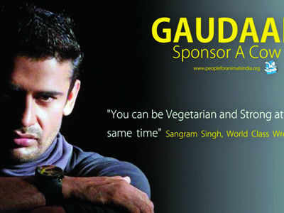 Sangram Singh advocates cow adoption