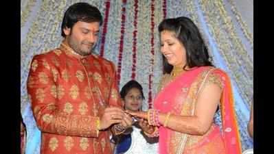 Siddharth and Pravallika's engagement ceremony at Park Hyatt in Hyderabad