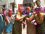 Holi celebrations in the city