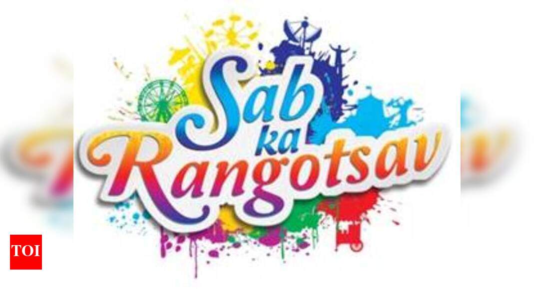 SAB TV artists shoot the SAB Ka Rangotsavâ s opening act in one take