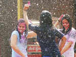 Rain dance & Holi masti for college goers