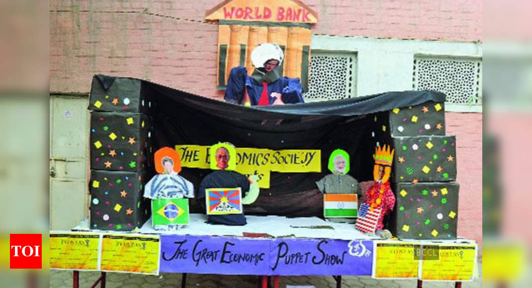 The Great Economics Puppet Show Srcc Takes Students On An Eco Ride During Ecostasy Fest In Delhi Events Movie News Times Of India