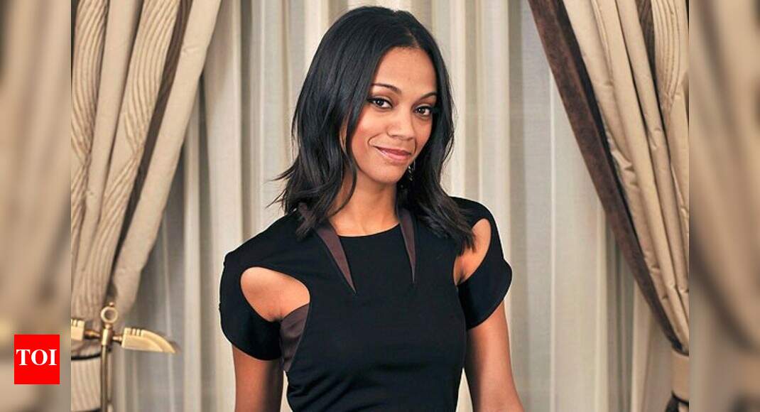 Zoe Saldana develops a bond with twin sons | English Movie News - Times