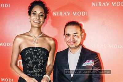 Lisa Haydon at the launch of Nirav Modi's flagship store in Mumbai
