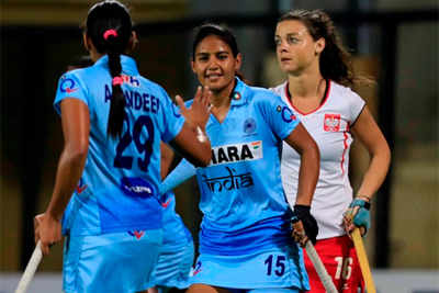 Indian women beat Poland 3-1 to win Hockey World League Round 2