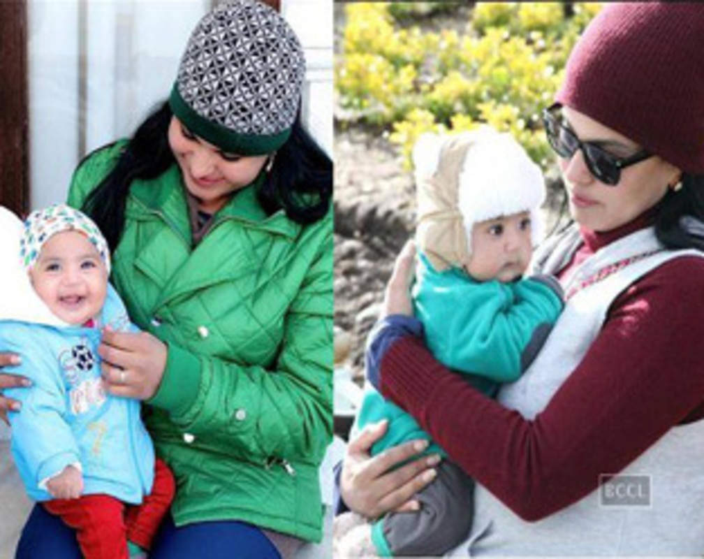 
Watch: Cute pics of Veena Malik's son Abram
