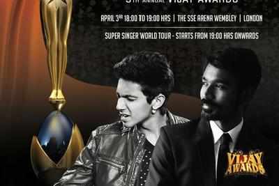 Dhanush and Anirudh to launch Vijay Awards curtain raiser